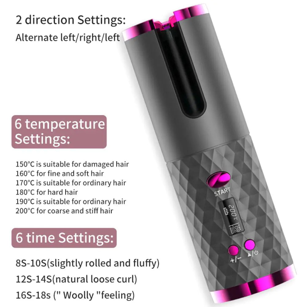 Wireless Hair Curler